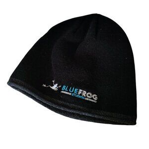 Blue Frog Studios Black Beanie | Unisex